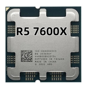 ซีพียูเดสก์ท็อปสำหรับคอมพิวเตอร์และเกมมิ่ง รุ่นใหม่แกะกล่อง OEM R5 7500F/7600X/7700 แบบถาด 6 คอร์ 105W TDP  7500f Cpu Am5 Cpu 7600x Cpu - Product Image 4