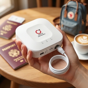 راوتر لاسلكي OLAX Mini MT30 ببطارية 4000 مللي أمبير وهوائي 4G LTE مع فتحة لبطاقة <span class=keywords><strong>SIM</strong></span> وراوتر واي فاي يدعم النطاقات الأوروبية 2.4 جيجاهرتز مع جدار حماية - Product Image 1