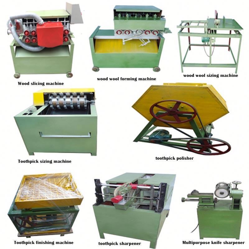 Машина для зубочисток, машина для производства зубочисток, линейка продукции
