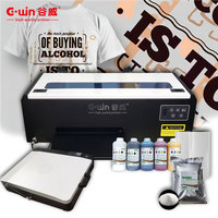 Nueva Máquina de Impresión DTF Gowin G200 Tamaño A4 para Pequeñas Empresas, Impresora de Camisetas de Escritorio con Compatibilidad de Rollo a Rollo y Horno Automático