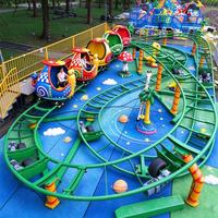 Manège Mini Escargot Rotatif pour Enfants, Attractions de Fête Foraine pour Jardin