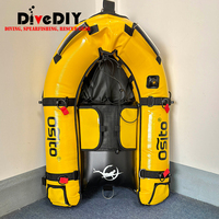Bouée de plongée OSITO pour la pêche sous-marine avec drapeau, en PVC, 80cm*64cm*15cm, modèle FB004