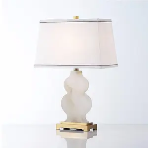מודרני מתכת מנורת שולחן יצירתי את דלעת LED שולחן מנורת אמנות בית תפאורה סלון חדר שינה אור מלון חדר אור