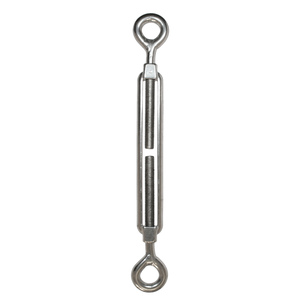 Tensor de doble ojo de acero inoxidable AISI 316 pulido de cuerpo abierto TTAKE para elevación y anclaje - Product Image 1