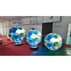 Wondershine trong nhà p2.5 linh hoạt <span class=keywords><strong>LED</strong></span> Sphere hiển thị <span class=keywords><strong>1.5</strong></span> mét Đường kính hình cầu Màn hình <span class=keywords><strong>LED</strong></span> 360 hình dạng bất thường cho hiển thị - Product Image 1