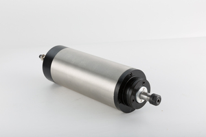 มอเตอร์แกนหมุน CNC จงหัวเจียง 80 มม. 1.5 กิโลวัตต์ ER11 ระบายความร้อนด้วยน้ำ 24000 รอบต่อนาที มอเตอร์แกนหมุนความเร็วสูง สำหรับงานแกะสลัก ขัด เจาะ - Product Image 3