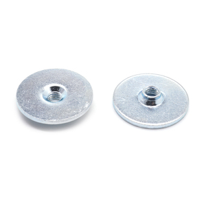 Écrou à <span class=keywords><strong>disque</strong></span> en acier personnalisable, écrou à <span class=keywords><strong>disque</strong></span> en acier zingué - Écrou cylindrique à bride, fixation - Product Image 3