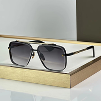 Gafas de Sol Unisex de Verano, Clásicas, Vintage, de Lujo, con Marco Cuadrado Grande, Logotipo Personalizado, de Alta Calidad, con Protección UV400
