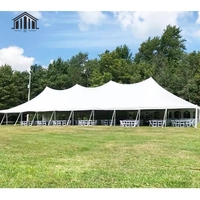Grandes tentes de réception commerciales en aluminium 20x30 20x40 40x60 40x80 pour locations en extérieur, expositions et lieux de mariage