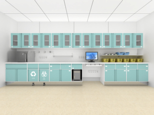 Armoire d'hôpital moderne en acier inoxydable personnalisée pour les écoles, les hôtels et les hôpitaux-Solution industrielle mondiale - Product Image 4