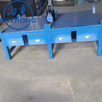 Établi portatif de plaque d'acier banc industriel de soudure d'installateur avec la plate-forme expérimentale pour mesurer et mesurer des outils