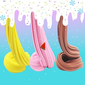 สไลม์ซุปเปอร์ฟัน ฟลัฟฟี่ กลิ่นหอมหวาน ของเล่นสไลม์โฟม คอตตอนโฟมกัม สำหรับเด็ก ชุดสไลม์เนย 6 ชิ้น - Product Image 5