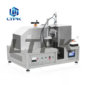 LTPK LT-909 fabrika yarı otomatik ultrasonik krem şampuan diş macunu macunu plastik tüp mühürleyen kozmetik tüp kapatma makinesi