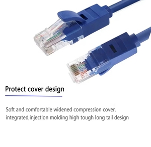 شبكة إنترنت إيثرنت شبكة شبكة شبكة LAN UTP <span class=keywords><strong>FTP</strong></span> SFTP RJ45 4P 26AWG 28AWG سلك رقعة M كابلات اتصالات Cat6 طويلة - Product Image 3