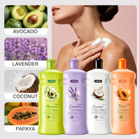 Lotion Corporelle Éclaircissante en Gros, Crème Hydratante Naturelle à la Papaye et à l'Avocat, Lait Corporel Éclaircissant, Personnalisation du LOGO