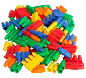 Giocattoli per bambini bambini intelligenza educativa a forma di proiettile blocchi giocattolo giocattoli in plastica PP