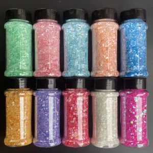 Bulk Sparkly Mixed Glitter 2OZ Shaker Chunky Nail Face Body Glitter Avec Prix de gros