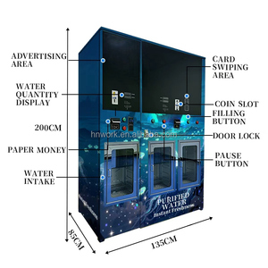 Máquina Expendedora de Agua de Autoservicio YISO, Comercial, de Ahorro Energético, con Tres Salidas, 24H, 1200GPD, con Múltiples Métodos de Pago, para Mercados de Pueblos - Product Image 1