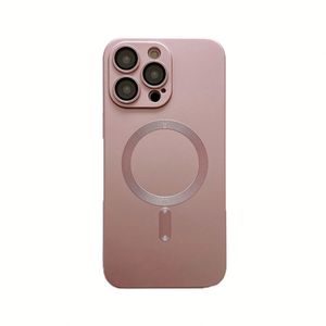 เคสโทรศัพท์แม่เหล็กสำหรับ Phone16 15 14 13 Pro Max เคสอะคริลิกใสแม่เหล็กสำหรับ IP 15 16 รองรับการชาร์จไร้สาย - Product Image 2