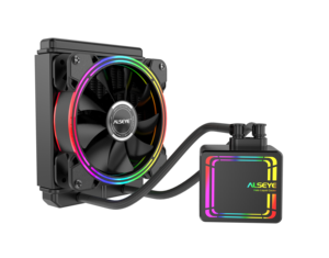 Alseye Phát Hành Mới Watercooling Halo H120 <span class=keywords><strong>120Mm</strong></span> Chất Lỏng Làm Mát <span class=keywords><strong>Cpu</strong></span> Chất Lỏng Và Quạt <span class=keywords><strong>Cpu</strong></span> Bộ Làm Mát Rgb Bộ Làm Mát Nước Pc - Product Image 1