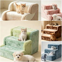 Escaliers pliables pour animaux de compagnie Kedi, rampes pour chiens et chats de petite taille, rampe pour canapé et lit bas