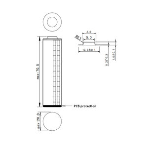 CE ROHS FCC KC BIS Approval Universal Lithium Rechargeable <span class=keywords><strong>18650</strong></span> Batteries Protected 3500mah 3100mah <span class=keywords><strong>2600mah</strong></span> <span class=keywords><strong>18650</strong></span> 3.7V - Product Image 5