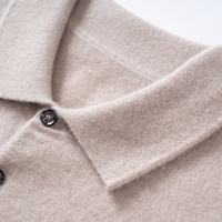 Pull en cachemire 100 % pour homme, tricoté, uni, à col ras du cou, manches courtes, polyvalent, respirant, chaud, pour l'automne – Vente en gros, OEM, ODM