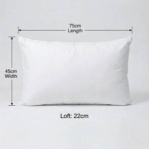 ไส้หมอนสีขาว ขนาด 50x75 ซม. ผลิตจากโพลีเอสเตอร์ 100% คุณภาพสูง ทันสมัย เพื่อการนอนหลับที่มีคุณภาพ - Product Image 4