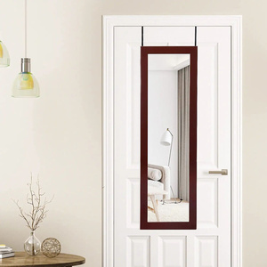 Armoire à bijoux murale DB avec lumières LED et porte verrouillable DB Matériau en bois pour le stockage - Product Image 1