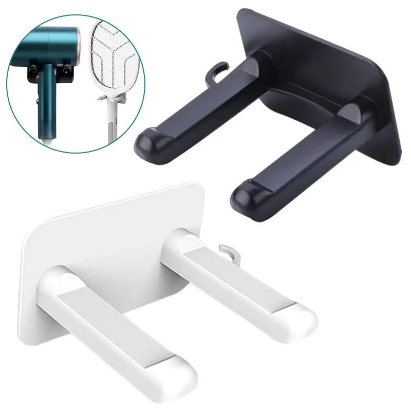 DS1412 1Pc staffa multifunzionale supporto per telefono organizzatore portaoggetti per bagno gancio per asciugamani supporto a parete portaoggetti per asciugacapelli