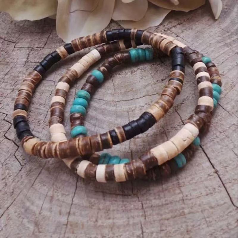 Bohemian Multi Layer Wooden Beads Elephant