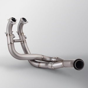 Pour <span class=keywords><strong>KTM</strong></span> DUKE <span class=keywords><strong>790</strong></span> 890 <span class=keywords><strong>Adventure</strong></span> R Rally 2018 - <span class=keywords><strong>2022</strong></span> Moto Silencieux D'échappement Évasion Moto Tube Titane Alliage Avant Lien Tuyau - Product Image 3