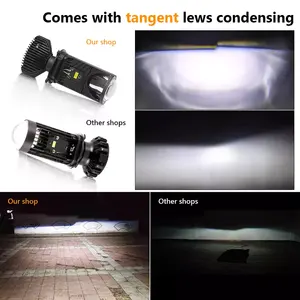 Super lumineux Y6D Y7 Y8 Y9 H4 foco led h4 projecteur <span class=keywords><strong>moto</strong></span> lumière h4 mini led lentille intégrée h4 laser led phares - Product Image 3