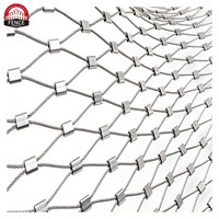 Tend Flexibles Edelstahl-Sicherheitszaun-Kabelseilgeflecht – Einfach zu montieren, modernes Design, 1,83 m Höhe, 3D