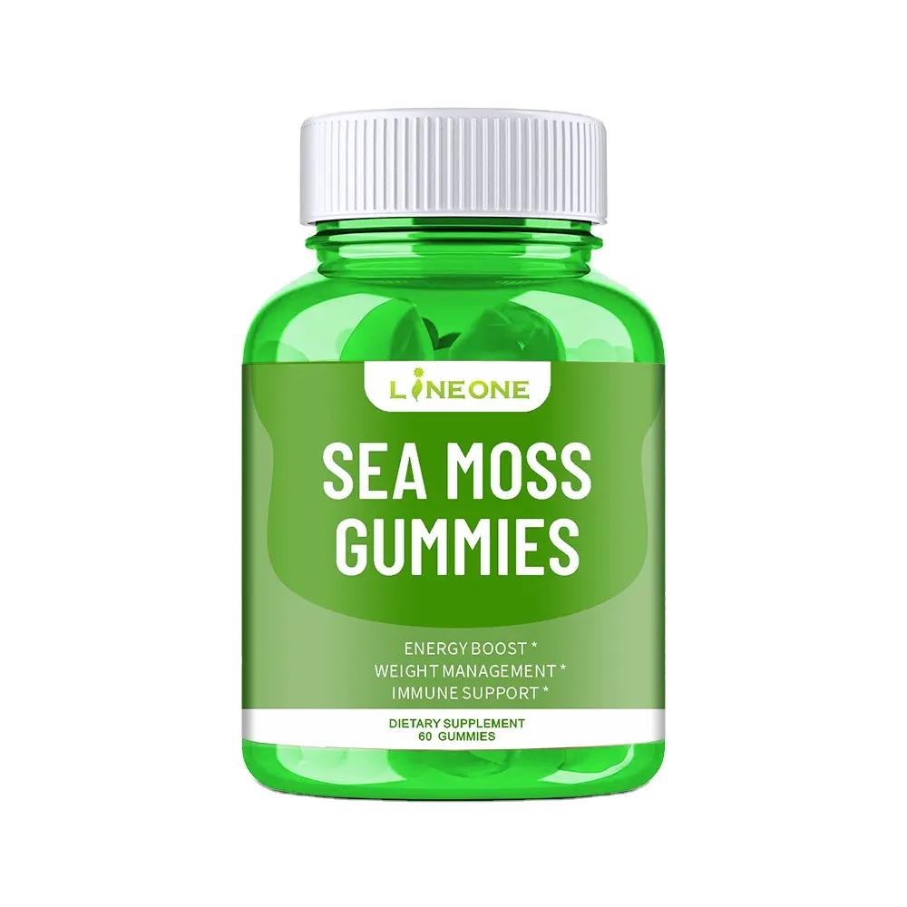 Bajo MOQ listo para enviar Alto contenido Sea Moss Gummy Bears