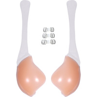 Almohadillas de silicona invisibles con aros de acero, diseño brillante sin costuras, efecto lifting y realce, cierre frontal, juego en caja de regalo, directamente del fabricante.