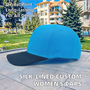 Women's Custom Embroidered Baseball Caps Shinny Satin Silk Lined Dad Hats with Leaf Pattern Gorras Gorro De - Product Image 2