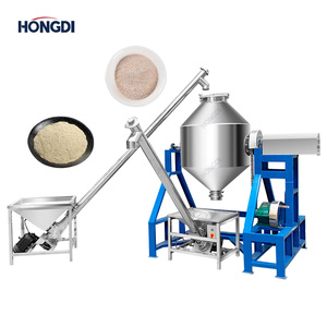 Máquina de Alimentación Industrial de Doble Hélice de Alta Eficiencia con Mezclador Agitador de Doble Cono y Motor, Capacidad de 200L para Productos Químicos - Product Image 1