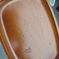 Étagère flottante en bois de pin massif naturel durable, faite à la main - Décoration murale moderne Japandi côtelée bohème, taille et couleur personnalisables