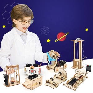 Jouets éducatifs en bois pour enfants, pièces, jeux à assembler, bricolage, science des voitures, kits de puzzle en bois, jouets physique, tige, prêt à installer - Product Image 6