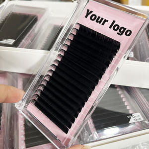 علامة خاصة C D CC DD L <span class=keywords><strong>M</strong></span> LC LD أسود غير لامع وصلات رموش من الكشميرات صواني للبيع بالجملة لوازم فردية لوصلات رموش - Product Image 5