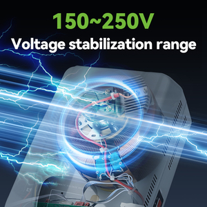 5000VA مرحلة واحدة عالية الدقة منظم الجهد السيارات المثبت على الحائط مثبتات V - Product Image 3