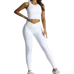 Ensemble de yoga 2 pièces respirant en <span class=keywords><strong>satin</strong></span> tie-dye avec détails perforés, tenue de fitness ultra-légère pour la course, extensible dans les quatre sens - Product Image 3