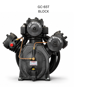 Bloc de compresseur d'air industriel robuste GC 65T, tête de compresseur en fonte à refroidissement par air - Product Image 6