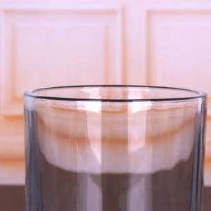 Desain kustom grosir wadah lilin transparan wadah lilin kosong toples lilin dengan tutup - Product Image 3