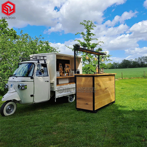 Gerobak Jajanan Jalanan, Gerobak Es Krim, Becak Makanan, Truk Makanan Ape dengan Dapur Lengkap, Tuk Tuk Listrik untuk Dijual, Truk Bar Bir - Product Image 3