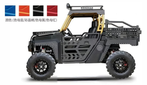 UTV compact 2 places à essence 4 temps, certification CE, vitesse 50-70 km/h, capacité de montée de 25 degrés pour routes non publiques - Product Image 3