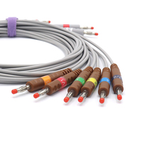 Câbles d'électrodes ECG médicaux pour moniteur patient