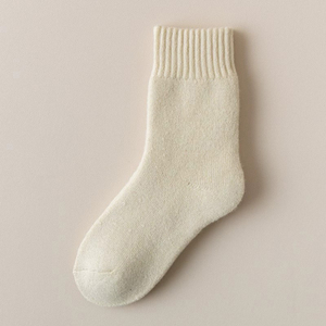 Calcetines de Terciopelo con Lazos para Hombre, Resistentes al Frío y Cálidos, Calcetines de Tubo Medio, Puños Acanalados Extendidos para Otoño e Invierno - Product Image 3