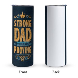 Vaso Térmico de Acero Inoxidable Strong Dad Proving de 20oz con Aislamiento al Vacío y Diseño Personalizado - Product Image 2
